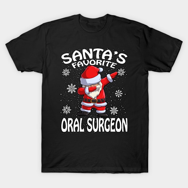 Santas Favorite Oral Surgeon Christmas T-Shirt by intelus